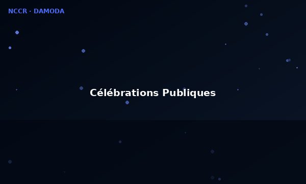 Spectacle de drones pour célébrations publiques